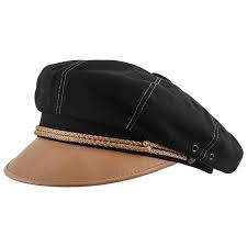 Harley Cotton Leather Visor Vintage Motorcycle Cap Rockabilly Punk Style Biker Chopper Cruiser Marlon Brando Motorcyclist Hat Black Beige In 2021 Punk Fashion Hats For Men Retro Hats