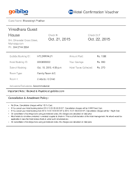 Pdf Hotel Confirmation Voucher Pushpa Pradhan Academia Edu