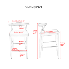 Photo may slightly different from actual item in terms of color due to the lighting during photo shooting or the monitor's display. Bar Counter Height Dimensions