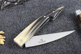 Couteau Pliant Lady Corne Jaspee Acier Inox 12c27 Couteau Artisan Coutelier Couteaux Artisanaux
