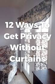 With these creative diy ideas, you can update your kitchen cabinets without replacing them. 12 Genius Ways To Get Privacy Without Curtains Diy Window Treatments Diy Window Diy Curtains