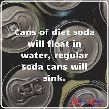 Regular Coke Has Higher Density Than Diet Coke In 2020 Diet Cola Diet Coke Diet Coke Can