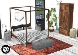 Crocus Bedroom Sims 4 Custom Content Wondymoon Sims 4 Bedroom Sims 4 Cc Furniture Living Rooms Sims House