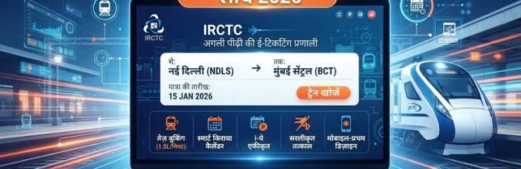 IRCTC New Website लॉन्च: अब तत्काल टिकट बुकिंग होगी 5 गुना तेज़, जानें नए  फीचर्स! - Khas Press
