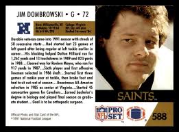1991 Pro Set #588 Jim Dombrowski