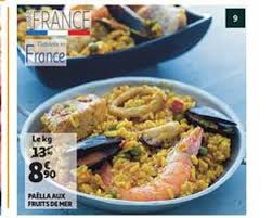 Offre Paella Aux Fruits De Mer Chez Auchan Direct