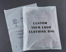 100 custom frosted zipper bags clear zip lock bag high etsy plastic clothes wholesale gift boxes near me