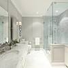 Various bathroom designs and colors reflect luxury and modernity or convey a classic touch. 3
