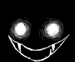 Smiley face yellow emoji like demon, angel, ninja, bearded face and wearing sunglasses. Spoopy Scary Stuff Drawception