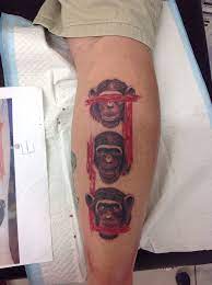 Three wise monkeys forearm see no evil tattoo. Three Wise Monkeys Tattoo Monkey Tattoos Three Wise Monkeys Evil Tattoos