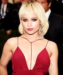 Zoe Kravitz Has A Lot To Say About Her Evolving Beauty Look Refinery29 How To Dye Brown Hair Blonde Bob Hairstyles Cute Bob Hairstyles