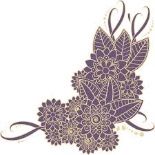I sepali = nel loro insieme formano il calice; Adesivo Angolo Floreale Paisley Tenstickers