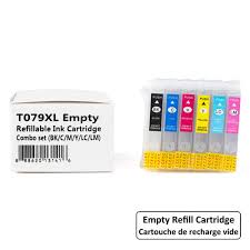 Find great deals on ebay for epson t079 ink cartridges. Epson T079 Empty Refillable Ink Cartridge Combo High Yield Bk C Lc M Lm Y With Arc Chip