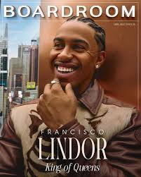 April Boardroom cover with the man Francisco Lindor drops Thursday.