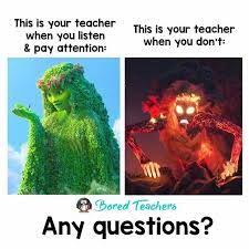 Image Result For Bored Teachers This Is Your Teacher When You Obey Moana Meme Teacher Memes Teaching Memes Classroom Memes