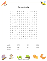 Here are the best ones for android! Farm Animals Word Search Free Printable Word Search For Kids