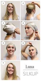 Again, this will preserve the moisture in the curls and seal in the moisture as well. How To Wear The Luna Silk Hair Wrap Silkup