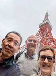 Carol and Elizabeth Pelham-Thorman came to Tokyo. Takuya showed them  around. Carol kindly gave Tokyo Greeters a message. "I have used this  service before ... it is how i like to travel ..