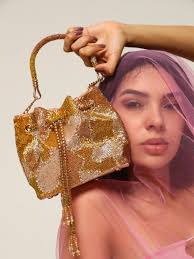 Terra Rose Gold Bucket Bag