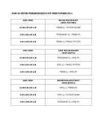 Pergerakan puteri islam malaysia (ppim). Jadual Sentri Perkhemahan Unit Beruniform 2014