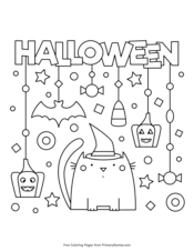 The original format for whitepages was a p. Halloween Coloring Pages Free Printable Pdf From Primarygames