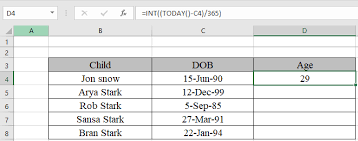 Otherwise go to insert and click on pivot table. How To Calculate Age From Date Of Birth In Excel