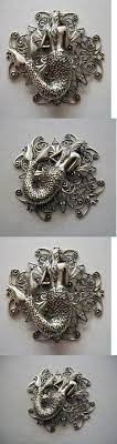Pins And Brooches 50677 Mermaid Brooch Sterling Silver Pltd Pirate Hat Pin Art Nouveau Style Buy It Now Only 33 95 On E Brooch Pirate Hats Hat Pins