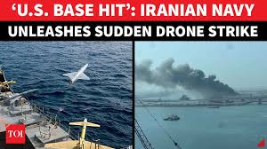 Iran Navy in action: Shock drone strike on key US army base in UAE;  'critical systems were...', #Iranian media reports that the Islamic  Revolutionary Guard Corps launched a drone strike targeting ...