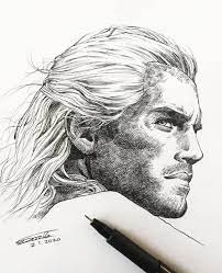 Kurama On Instagram Repost Adrien Dorotte Adrien Dorotte Art Geralt Of Rivia The Witcher Art Artist D Portrait Drawing The Witcher Witcher Art
