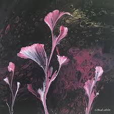 Flowers by carole atrodas dobbs ferry. Flower Abstract Ii Painting By Carole Martindale