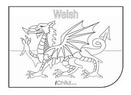 Welsh Flag Flag Of Wales Ichild Flag Coloring Pages Dragon Coloring Page Welsh Flag