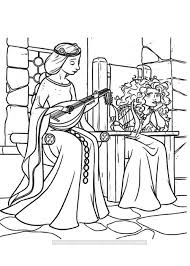 En geef je de prinses blond of donker haar. Gratis Brave Kleurplaten Om Te Printen The London Tester