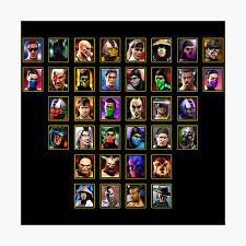 The graphics are good for a older fighting game. Mortal Kombat Trilogy Charakter Wahlen Poster Von Mammothtank Redbubble