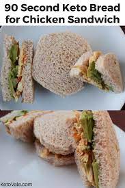 90 Second Keto Almond Bread Chicken Sandwich Low Carb Recipe Ketovale Recipe Almond Breaded Chicken Keto Bread Sandwich Recipes Low Carb