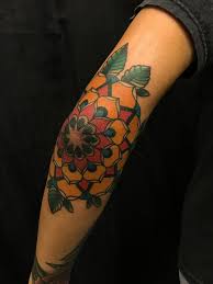 Mandala Flower Tattoo Elbow - Wiki Tattoo