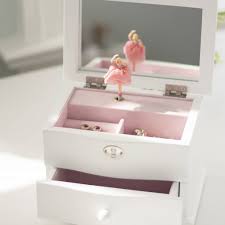 Musical jewelry box, ballerina themed girl's musical jewellery storage. Ballerina Wooden Musical Jewellery Box By Jodie Byrne Notonthehighstreet Com