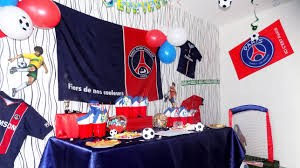 Decoration Anniversaire Theme Psg Avec Kyoko Events Decoration Anniversaire Anniversaire Decoration