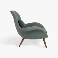 Swoon Lounge Smoked Oak Koda Fabric Great Dane