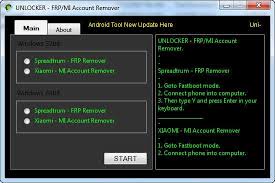 Spreadtrum Frp Unlock And Mi Account Unlock Tool Needrombd How To Remove Accounting Unlock