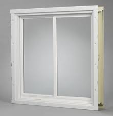 This basement window consists of 2 panels that both independently slide horizontally or vertically creating an opening on both sides of the window. Monarch Materials Group Inc Basement Windows