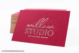 Additional foil colors, edge painting, and extra thick. Senses Duplexed Business Cards 500gsm Foil Stamping