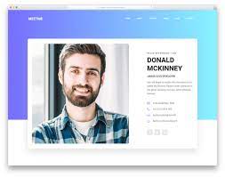 Wordpress template or html free personal website template? 30 Free Personal Website Templates To Boost Your Brand 2021 Colorlib