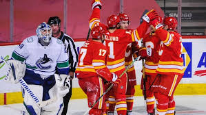 The vancouver canucks professional ice hockey team, with their former goaltender, roberto luongo, having a depiction of johnny canuck on his goalie mask. Vancouver Canucks Search For Answers After Tough Start Tsn Ca