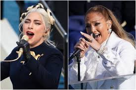 Lady gaga performed the us national anthem at joe biden and kamala harris' inauguration. Lady Gaga Jennifer Lopez Up Star Factor At Biden Inauguration Entertainment News Top Stories The Straits Times