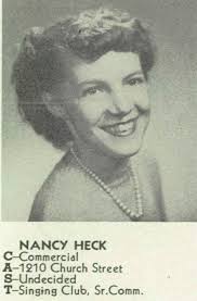 I am proud to be Frederick Heck's daughter and George Heck's niece.
