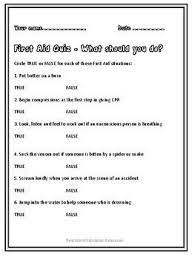 1 kg is equal to 1000 grams. First Aid Printable Worksheet True False By Real World Education Resources Teachers Pay Teache In 2021 First Aid Quiz First Aid For Kids True Or False Questions