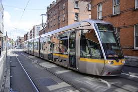 (mathematics) a measure of the extent of a surface; Tram Luas Citadis 3019 In Bernburb Street Of Dublin Rail Pictures Com