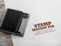 Download Free Self Inking Rubber Stamp Mockup Psd Good Mockups