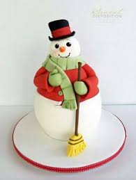 Birthday cakes are often layer cakes with frosting served with small lit candles on top representing the celebrant's age. 71 Funny Christmas Cakes Ideen Weihnachtskuchen Tortendeko Motivtorten Weihnachten
