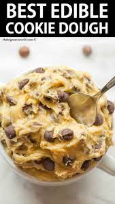 Best Ever Edible Cookie Dough Vegan Gluten Free Recipe Edible Cookie Dough Recipe Edible Cookie Dough Recipe For Two Edible Cookie Dough